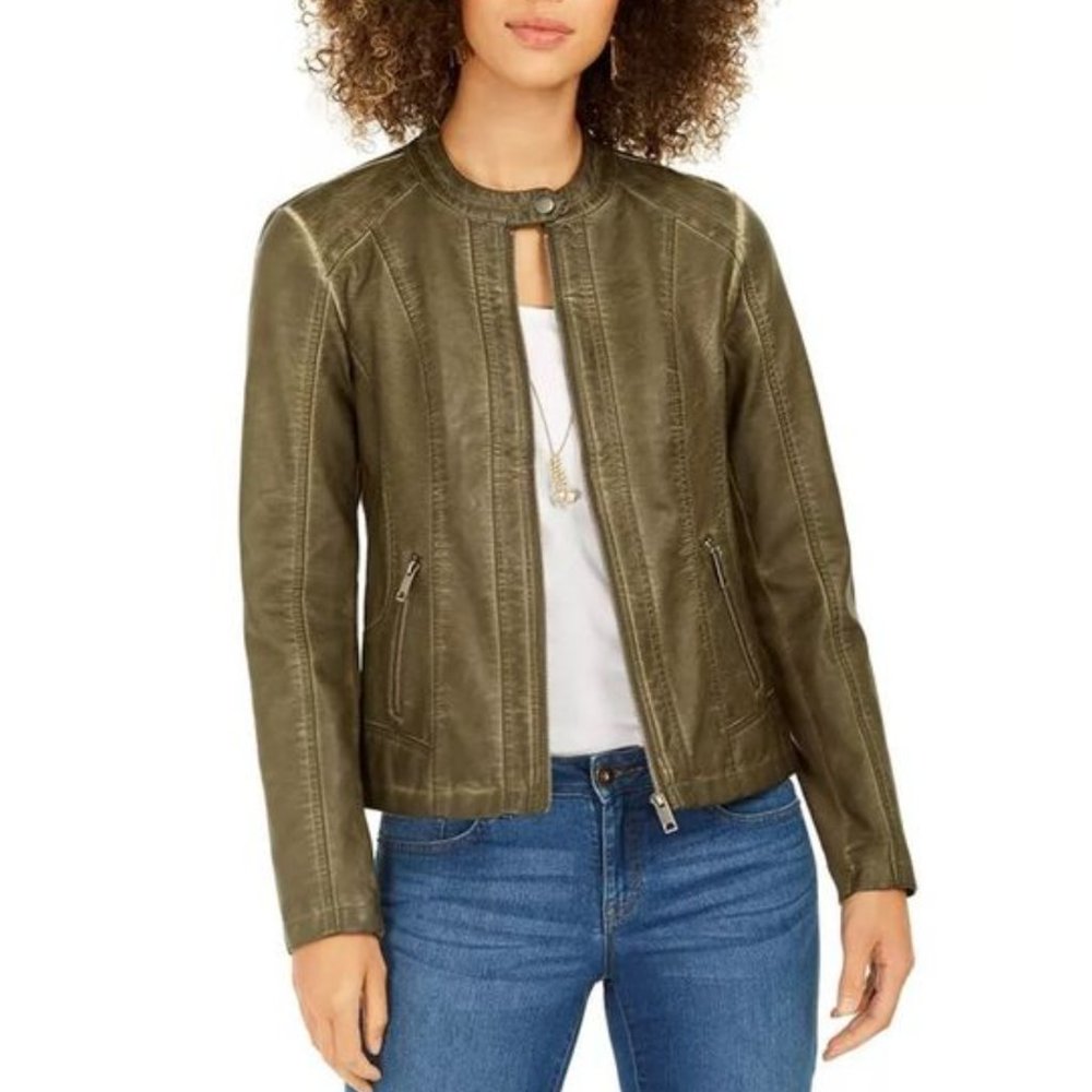 Style & Co Vegan Leather Jacket NWT size XL